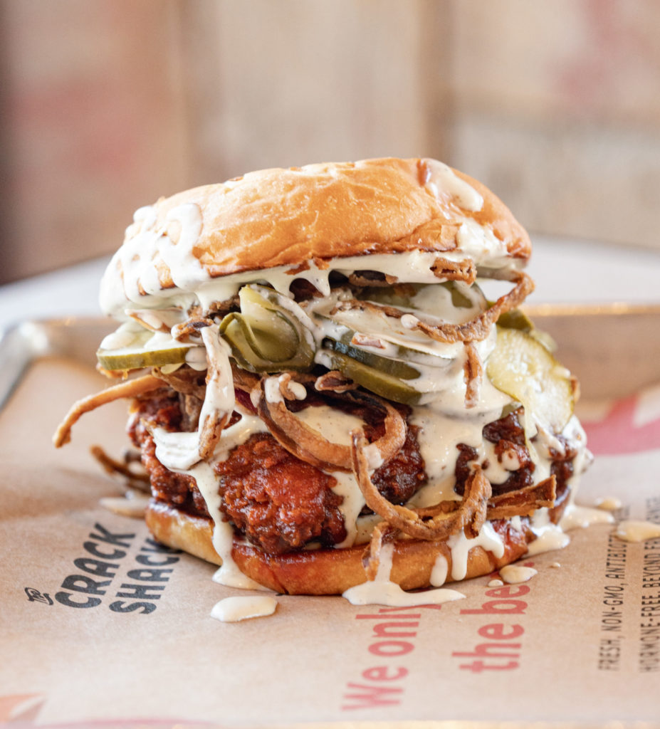 The Crack Shack signature dishes Firebird
Cali Drip
Coop Deville